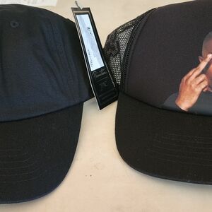Primitive Skate Men's  BUNDLE 2Pac Royalty Embroidered Snapback and Trucker  Hat